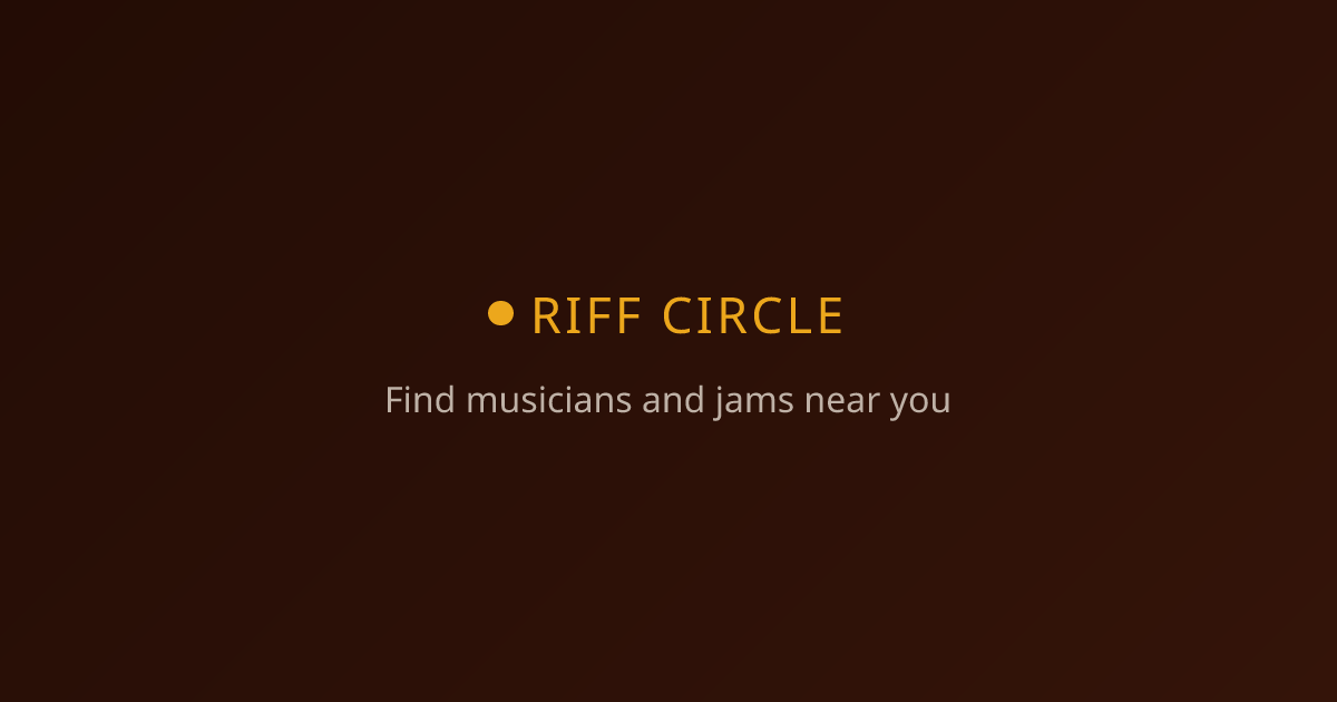 I built a GIS-based meetup app for finding local jam sessions and musicians